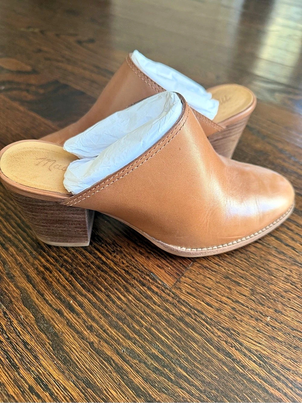 Madewell The Darcy Mule Brown Mule Heels Size US 6